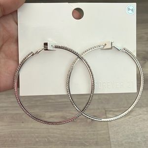 Silver Hoops earrings